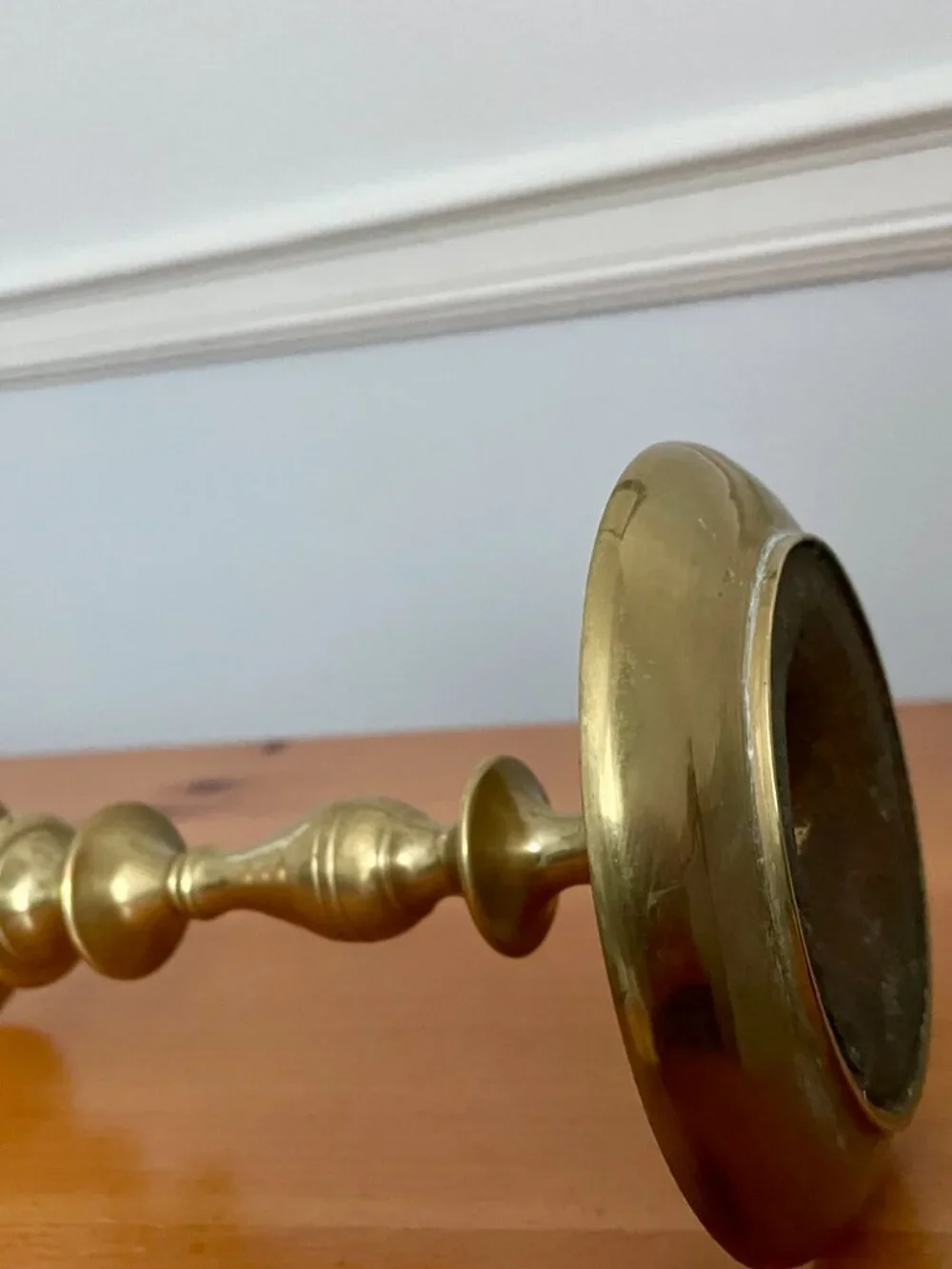 Brass candlestick, Vintage